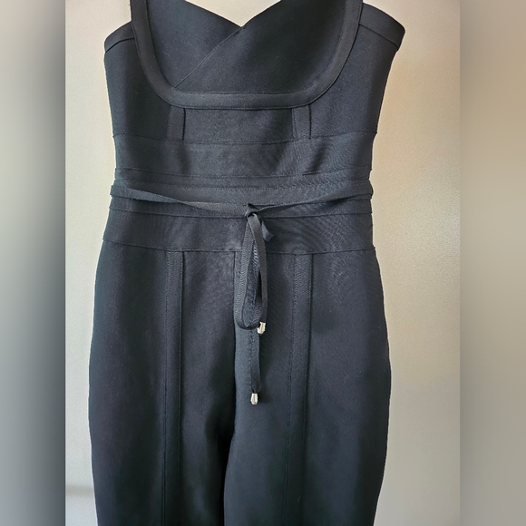 Black Bandage Jumpsuit - Picture 8 of 9
